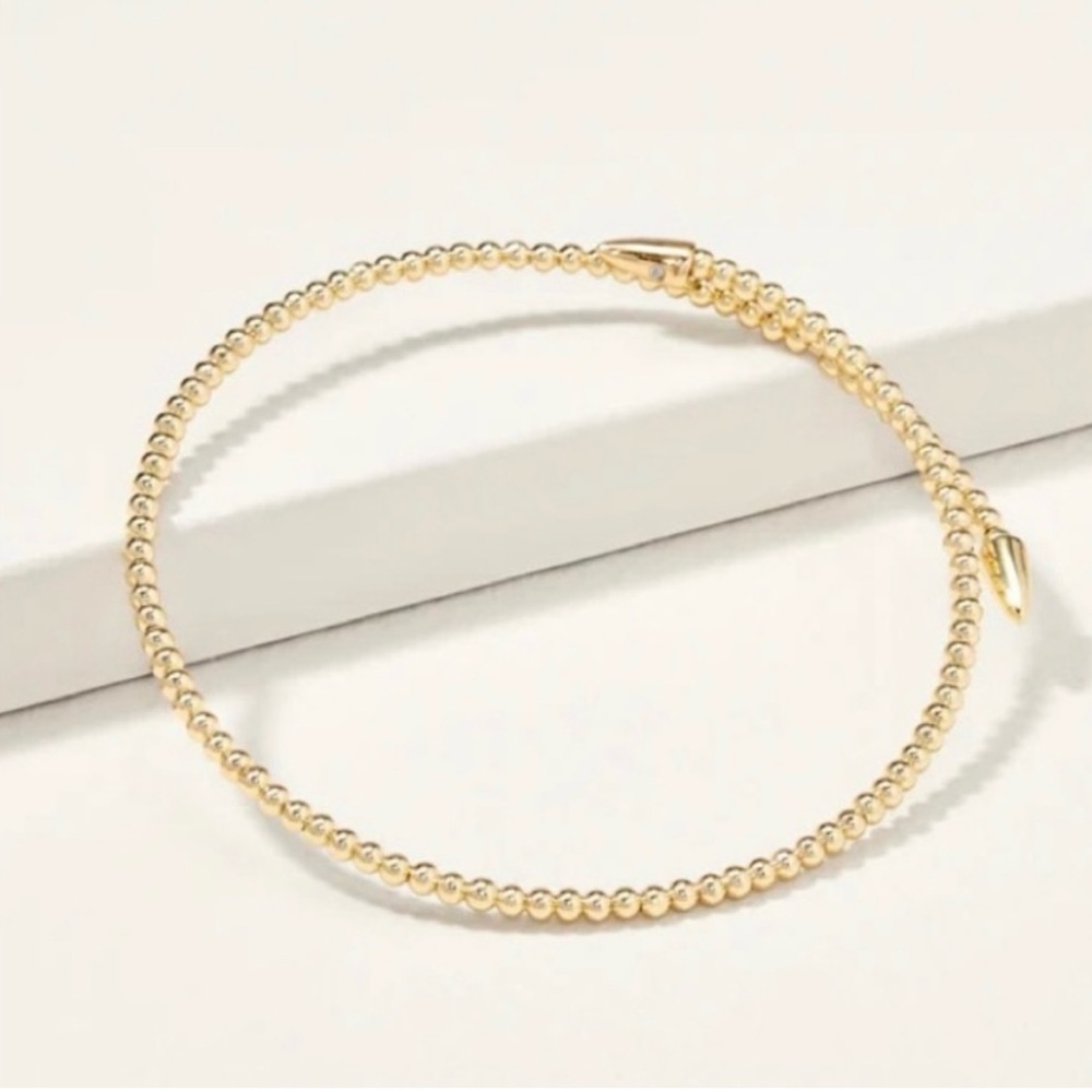 Stella & Dot Gold Rebel Coil Bracelet
